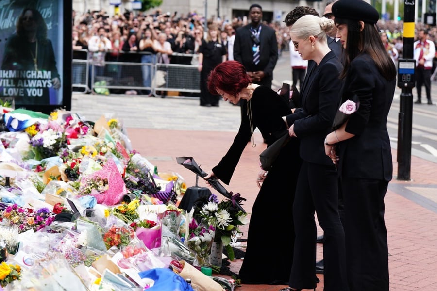 Ozzy Osbourne funeral procession