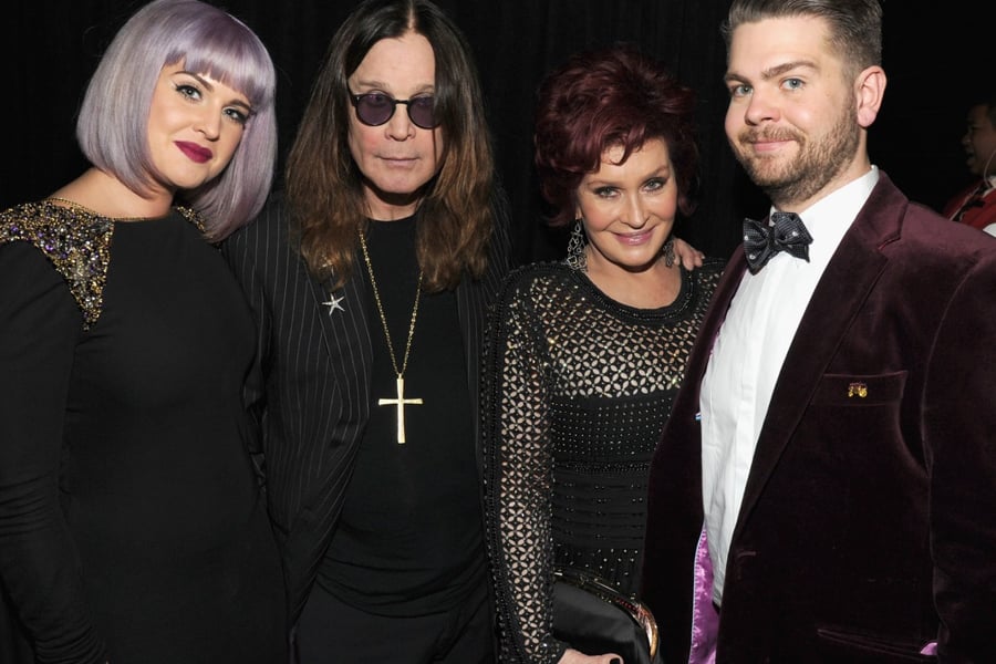 Ozzy Osbourne and family