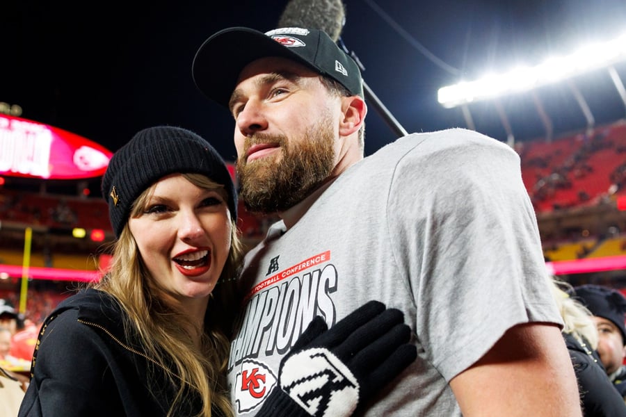 Taylor Swift and Travis Kelce