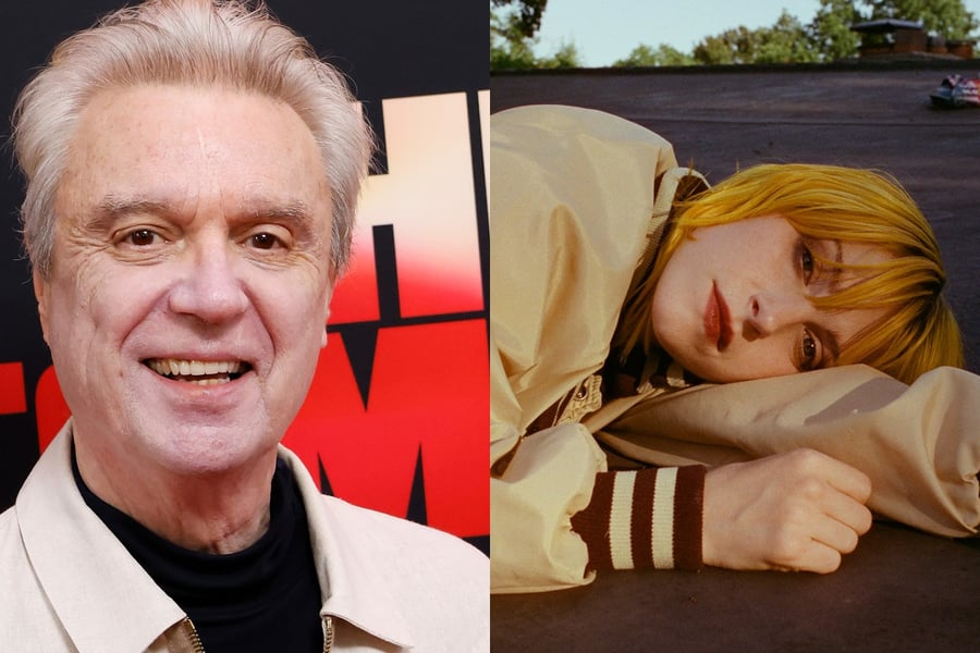 David Byrne and Hayley Williams