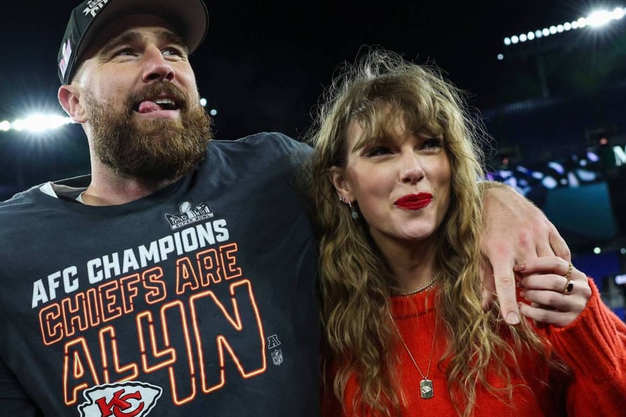 Travis Kelce and taylor swift