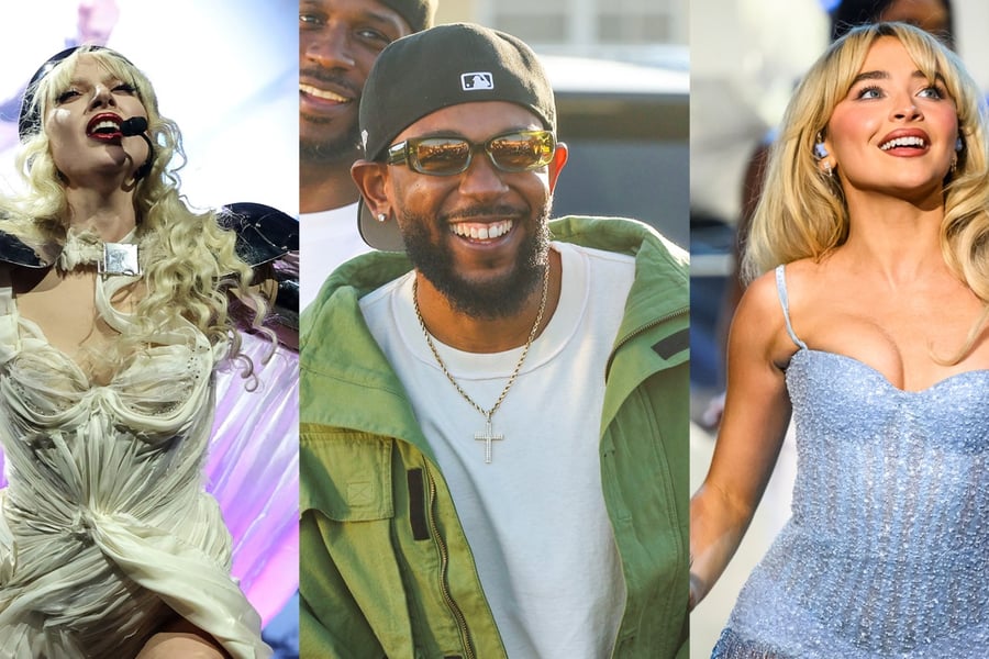 Lady Gaga, Kendrick Lamar and Sabrina Carpenter