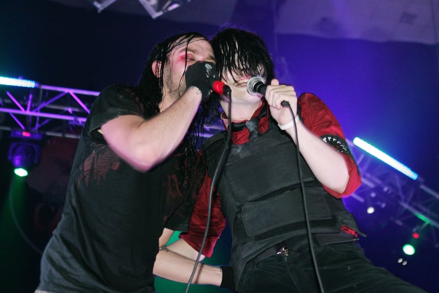 Bert McCracken Gerard Way