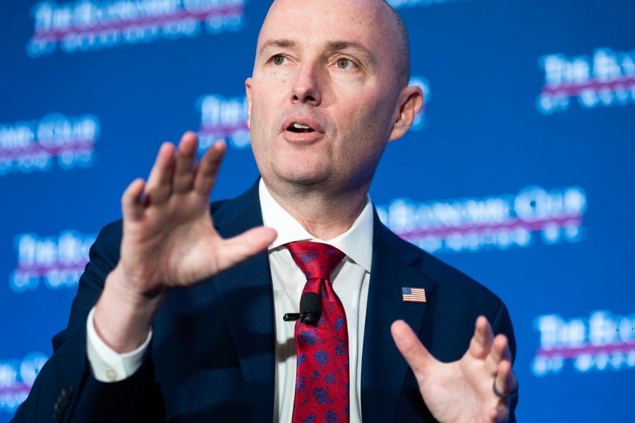 Gov. Spencer Cox, R-Utah, in Washington, D.C.