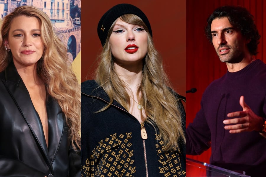 Blake Lively, Taylor Swift and Justin Baldoni