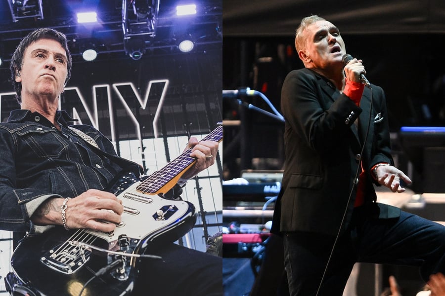 Johnny Marr and Morrissey