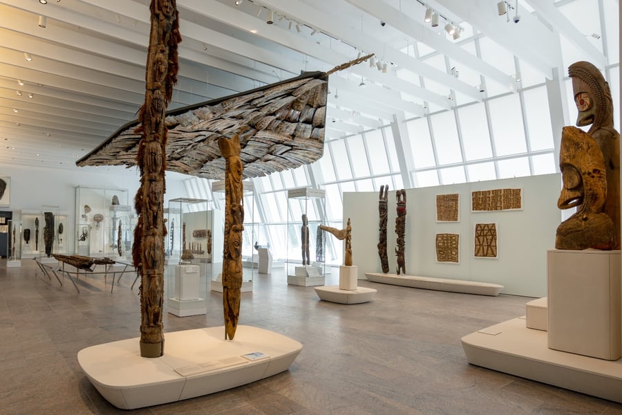 Arts of Oceania exhibition in the Metropolitan Museum of Art