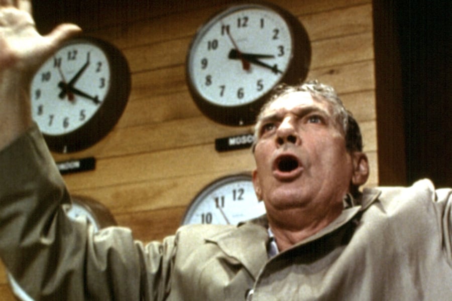 Peter Finch as Howard Beale, getting mad as hell in 'Network,' a film Merrill Markoe says predicted our current moment.