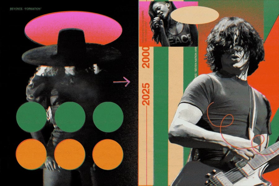 250 greatest songs of the 21st century so far illustration