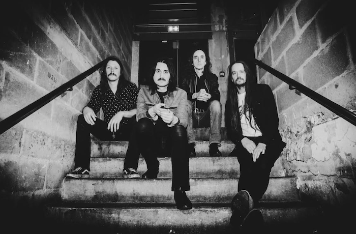 The datsuns Adam Lindmark, Dolf de Borst, Christian Livingstone, and Phil Somervell