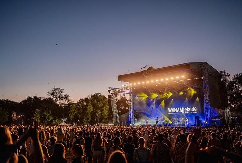 The WOMADelaide stage