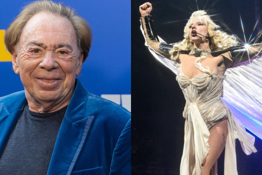 Andrew Lloyd Webber and Lady Gaga