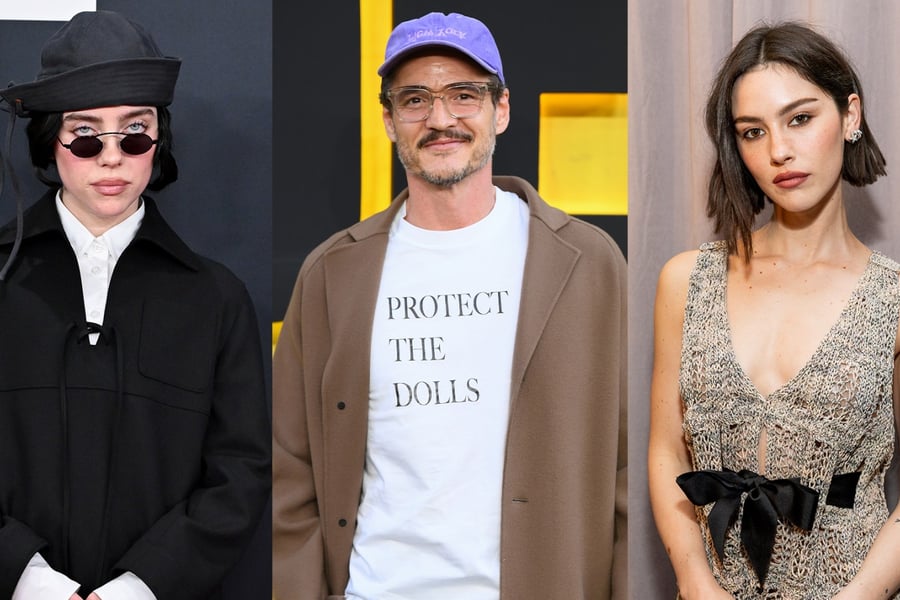 Billie Eilish, Pedro Pascal and Gracie Abrams