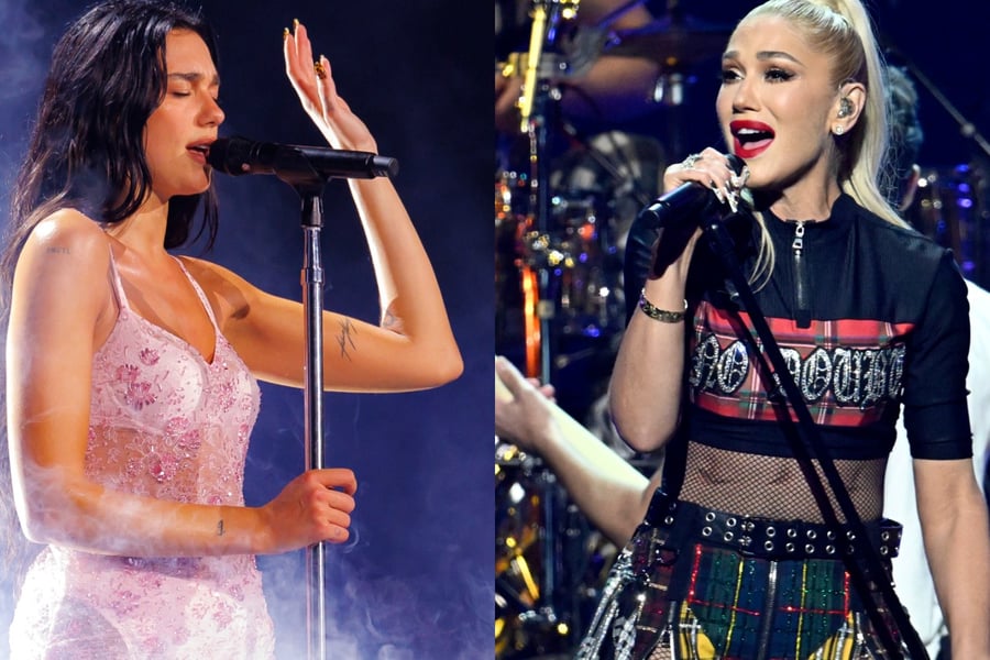 Dua Lipa and Gwen Stefani
