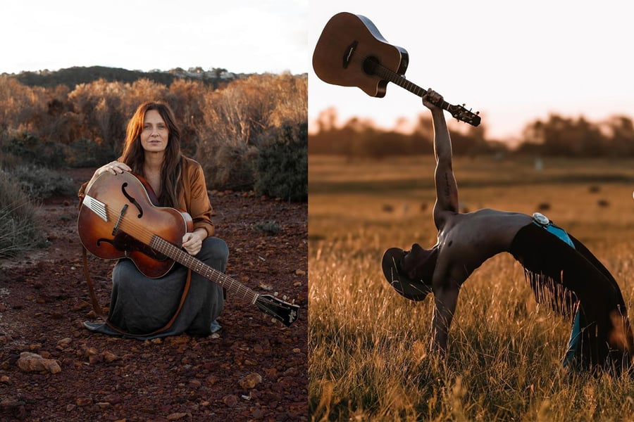 Kasey Chambers and Mitchell Steele