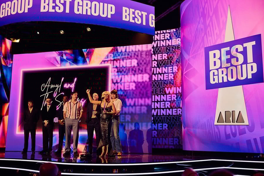 Amyl and the Sniffers at the 2025 ARIA Awards