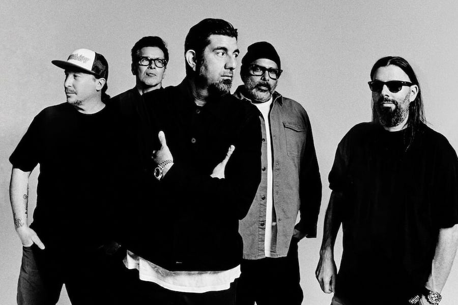 Deftones' Chino Moreno, Stephen Carpenter, Abe Cunningham, and Frank Delgado