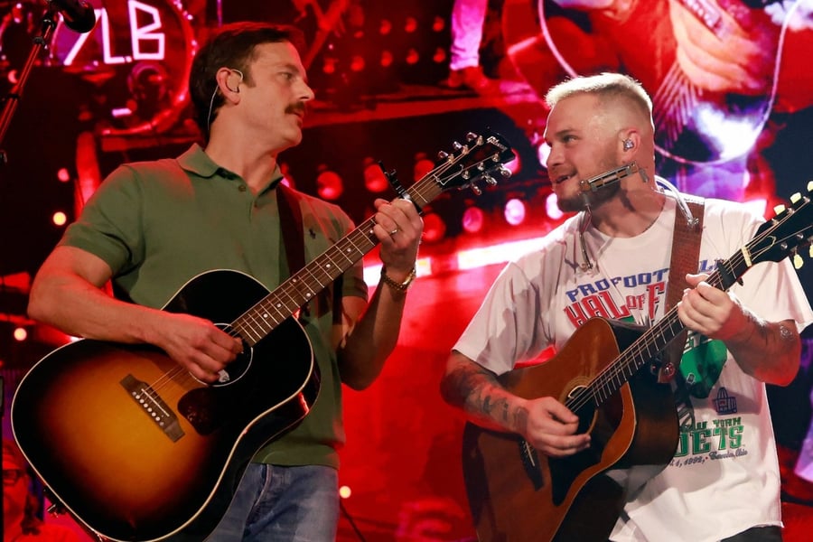 Kings of Leon's Caleb Followill and Zach Bryan