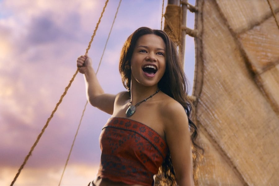 Catherina Laga'aia as Moana in Disney's live-action MOANA. Photo courtesy of Disney. © 2025 Disney Enterprises, Inc. All Rights Reserved.