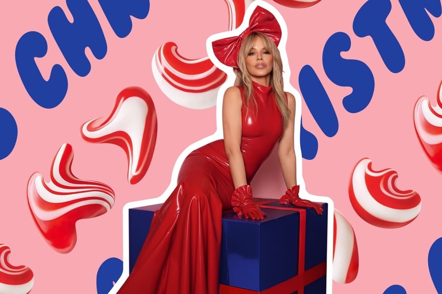 Kylie Minogue Christmas album cover