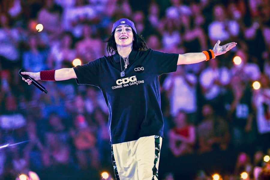 Billie Eilish on tour