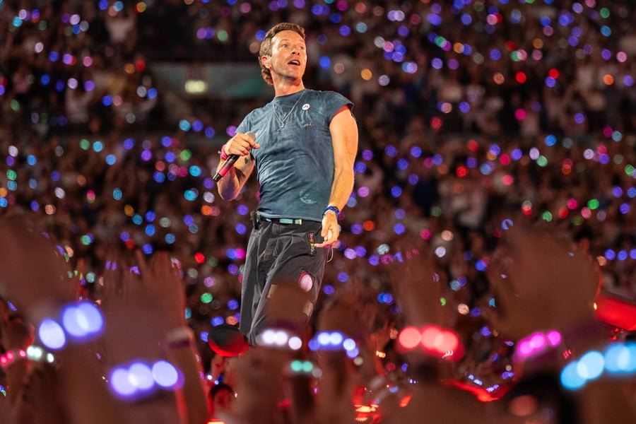 Coldplay concert