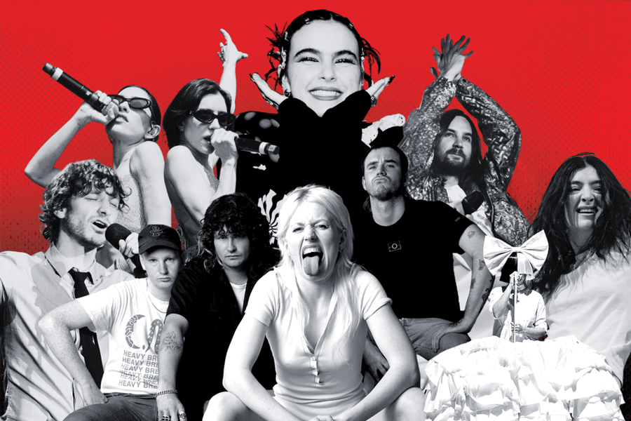 Photo illustration featuring Australian and New Zealand artists