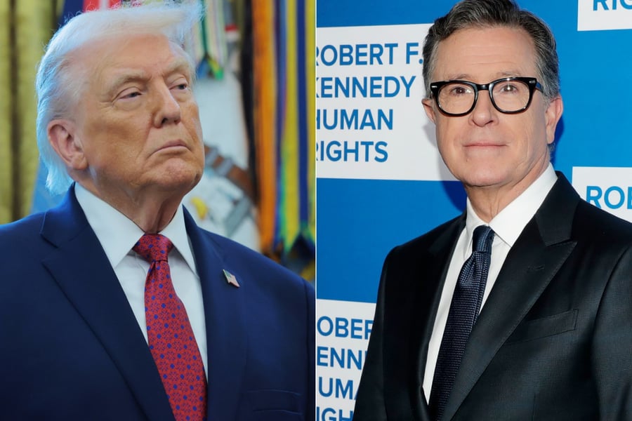 Trump Colbert