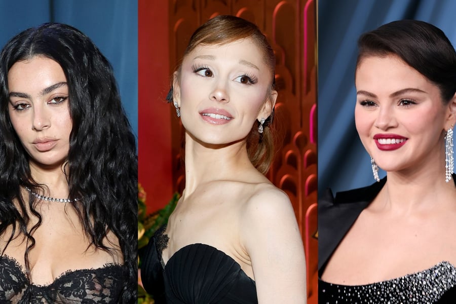 Charli XCX, Ariana Grande and Selena Gomez