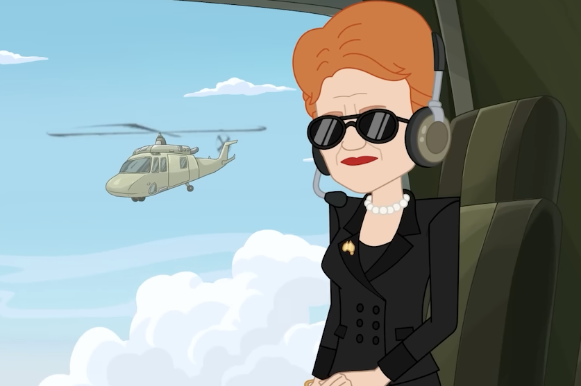 Pauline Hanson in 'A Super Progessive Movie'