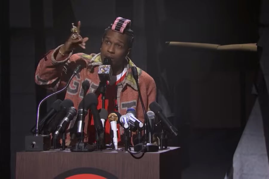 A$AP Rocky on SNL