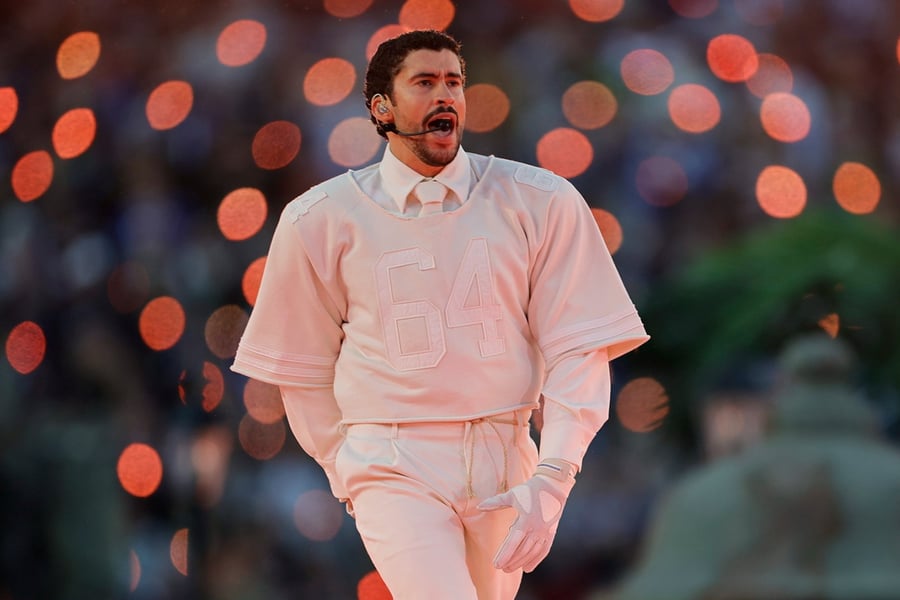 Bad Bunny at Super Bowl