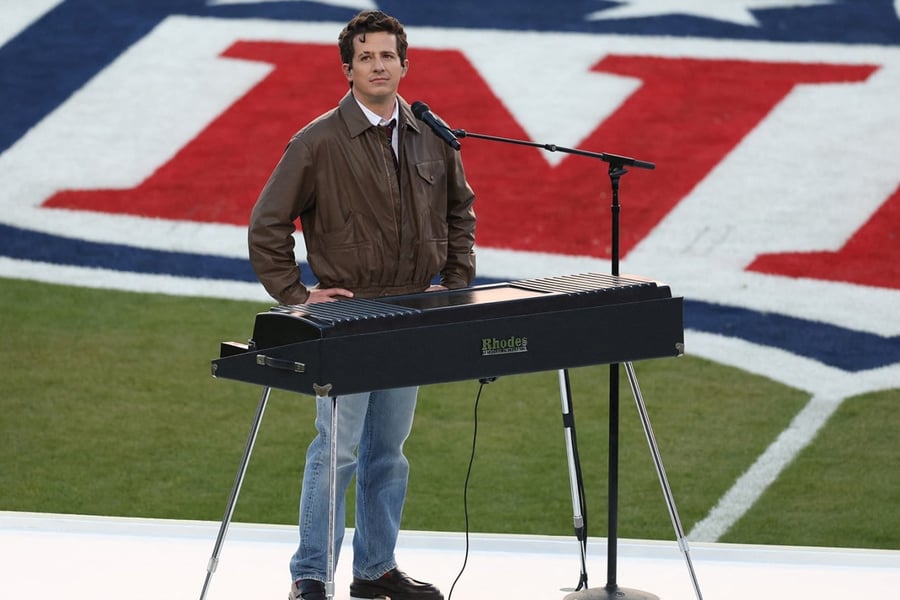 Charlie Puth at Super Bowl