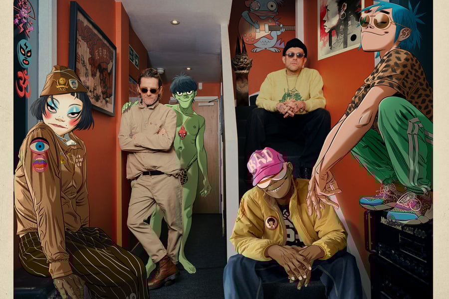 Gorillaz press shot