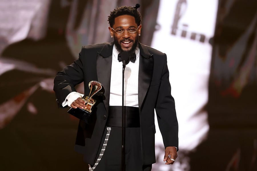 Kendrick Lamar at the Grammys