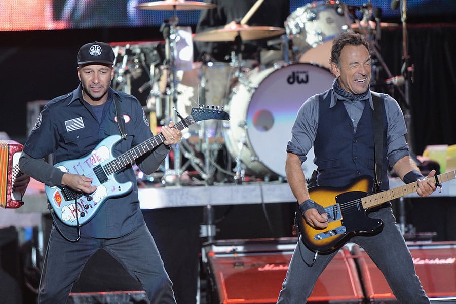 Tom Morello and Bruce Springsteen