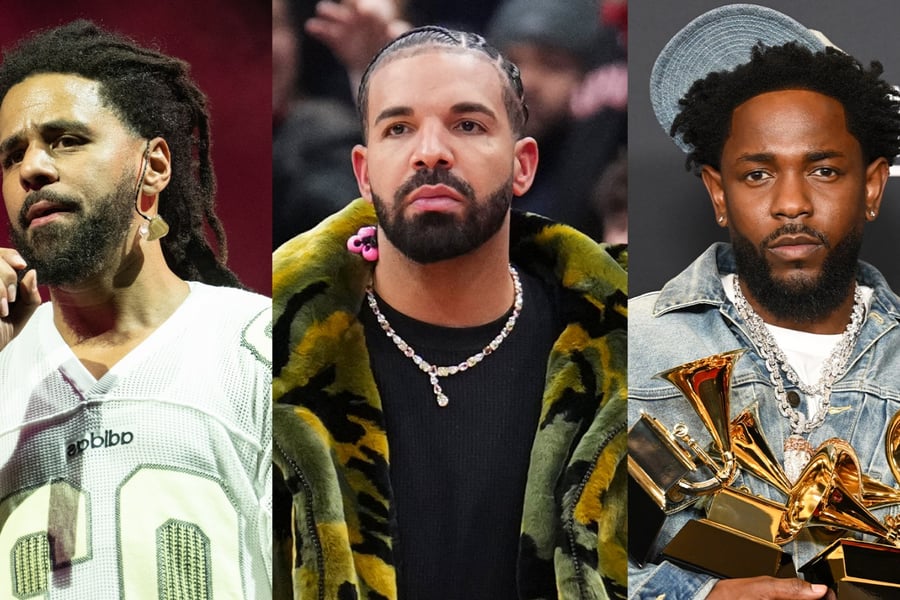 J. COle; Drake; Kendrick Lamar
