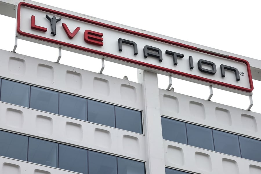 Live Nation logo on building