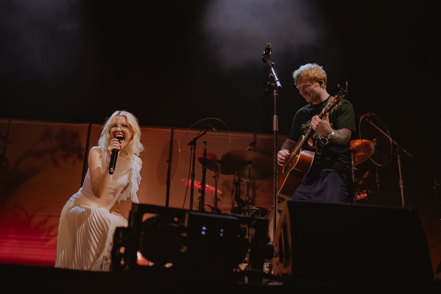 Maisie Peters and Ed Sheeran duet in Melbourne