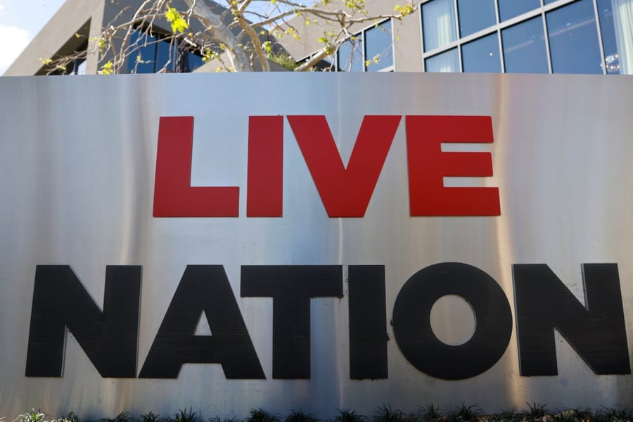 Live Nation sign