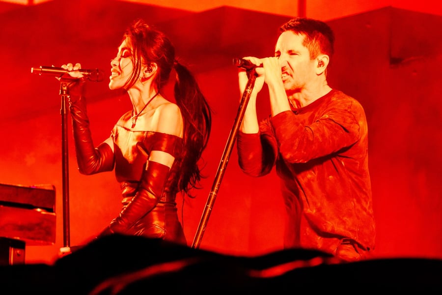 Mariqueen Maandig and Trent Reznor