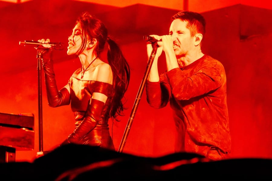 Mariqueen Maandig and Trent Reznor