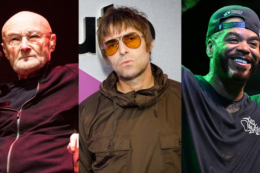 Phil Collins, Liam Gallagher, and Method Man