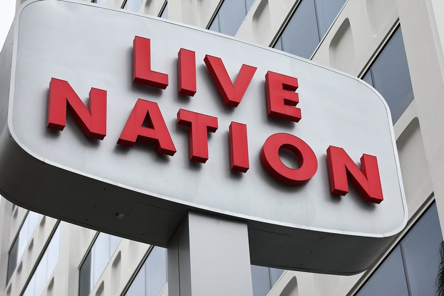 Live Nation sign