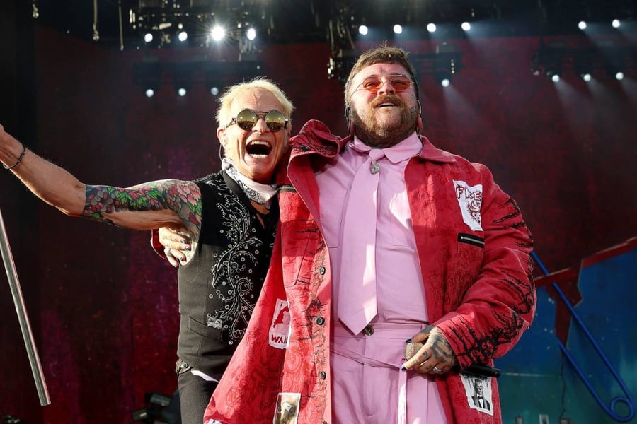 David Lee Roth and Teddy Swims