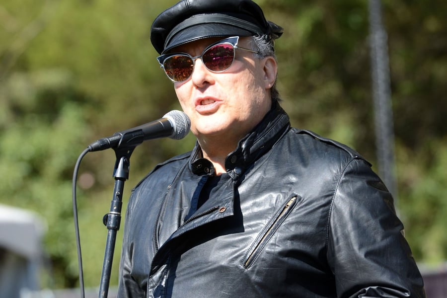Jello Biafra performing in 2017.