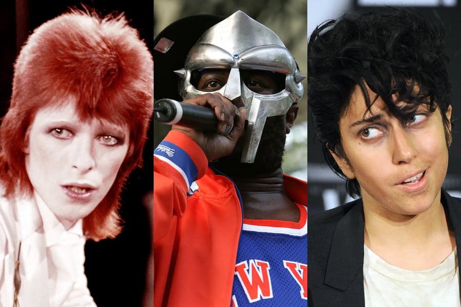 David Bowie, MF Doom and Lady Gaga