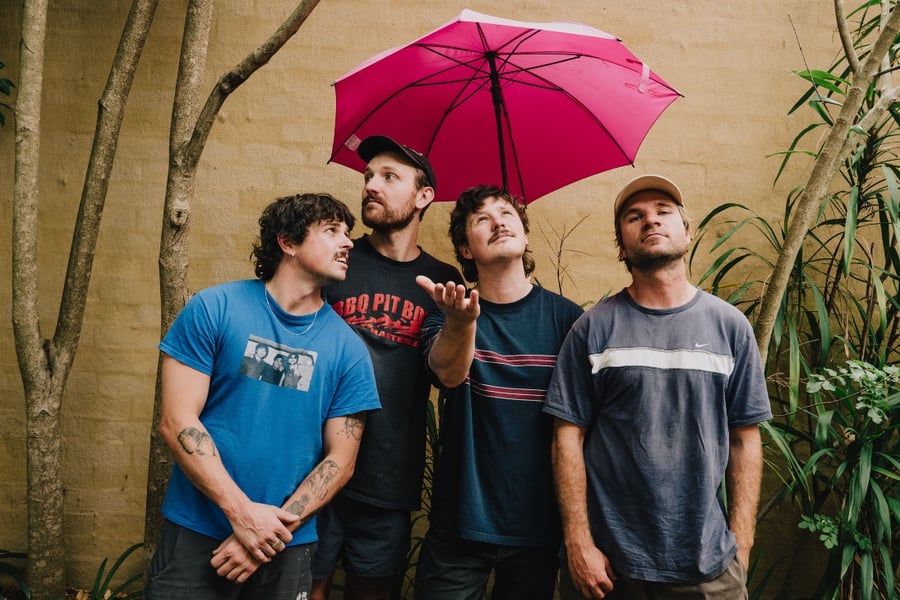 Divers press shot