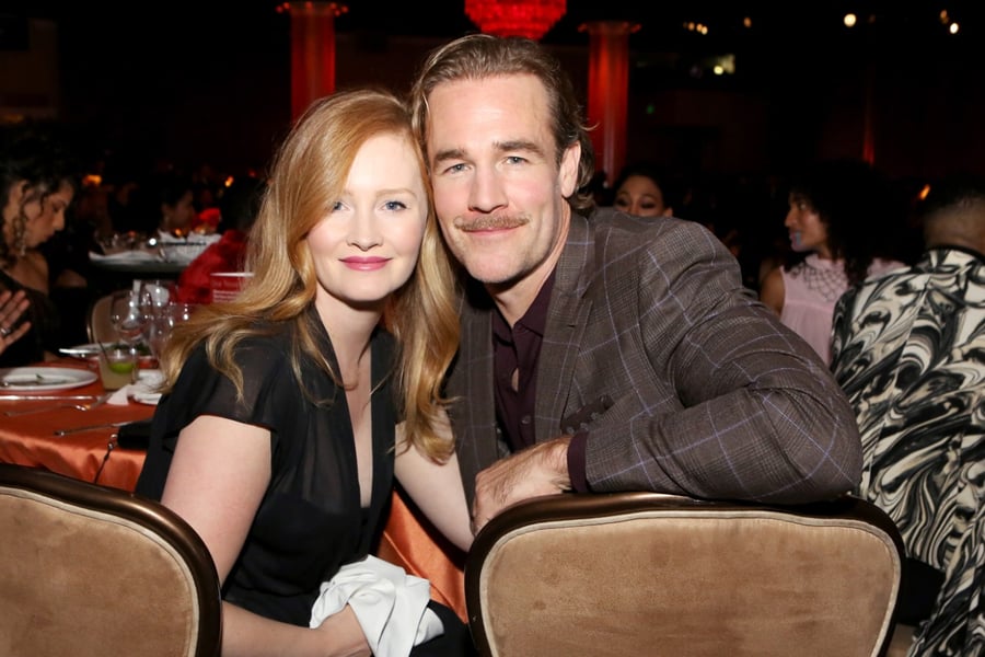 James Van Der Beek and wife