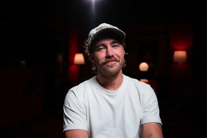 Matt Corby in triple j's Like A Version studios